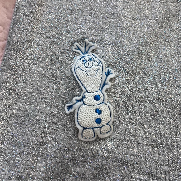 Frozen 2 girls silver top size large 10/12 - Picture 2 of 6